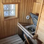 Authentic Wooden House By The River With An Igloo شقة