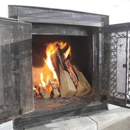 Authentic Wooden House By The River With An Igloo
