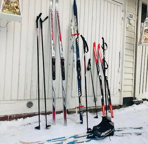 Authentic Wooden House By The River With An Igloo רובניימי