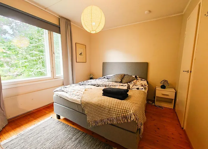 Authentic Wooden House By The River With An Igloo